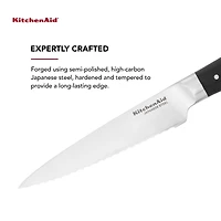 KitchenAid Gourmet 5.5" Serrated Utility with Sheath