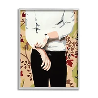 Stupell Industries Glam Man Rolling Up Sleeve Framed Wall Art