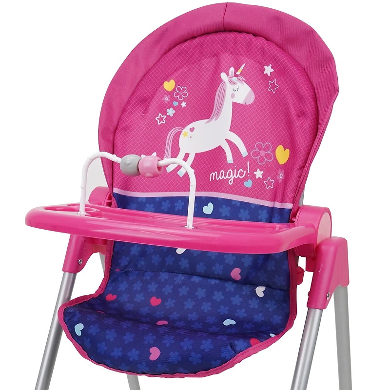 509 Crew Unicorn Doll Highchair