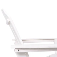 White Traditional Adirondack Chair