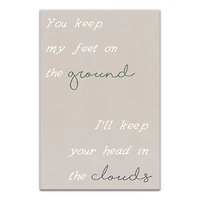 Head In The Clouds 20" x 30" Canvas Wall Art