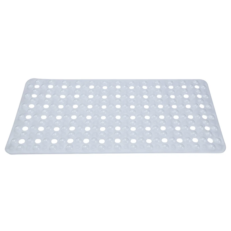 Bath Bliss Clear Non-Slip Bubble Texture Bath Mat