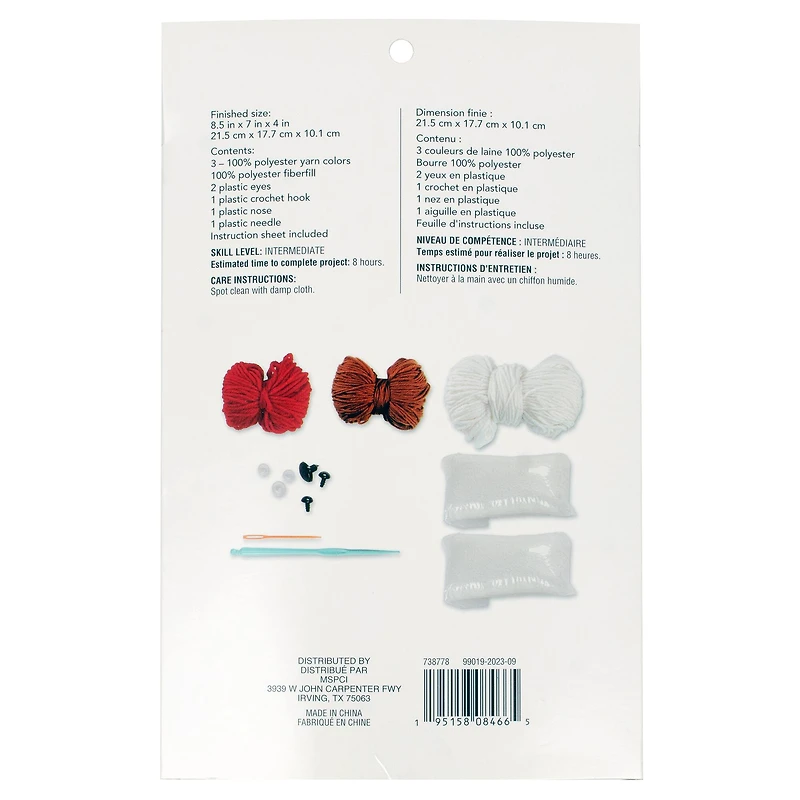 6 Pack: Intermediate Dog Amigurumi Crochet Kit by Loops & Threads®