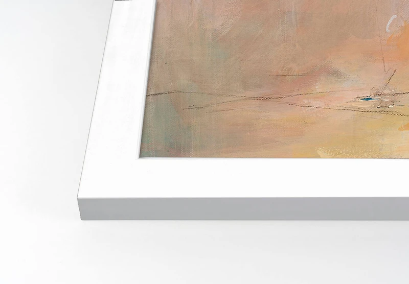 Warm Tones Abstract Framed Print