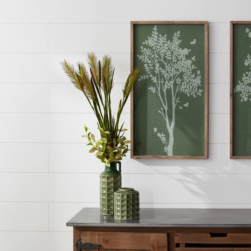 6.75" Sage Terracotta Vase