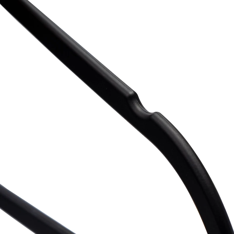 Honey Can Do Black Non-Slip Rubberized Suit Hangers, 50ct.