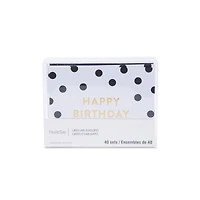 Happy Birthday Cards & Envelopes by Recollections™, 4.25" x 5.5"