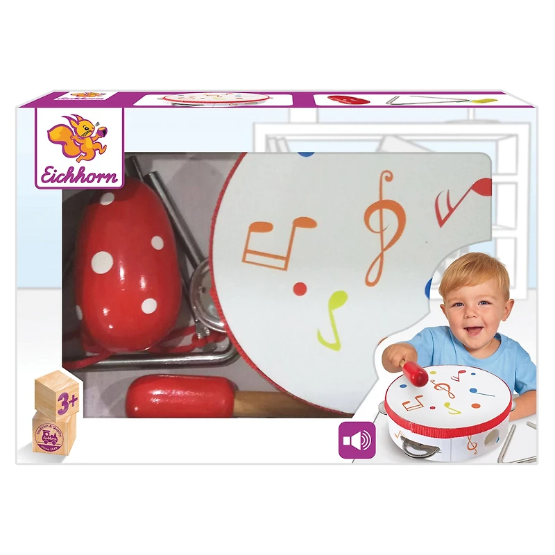 Dickie Toys Eichhorn Wooden 5 Piece Music Set
