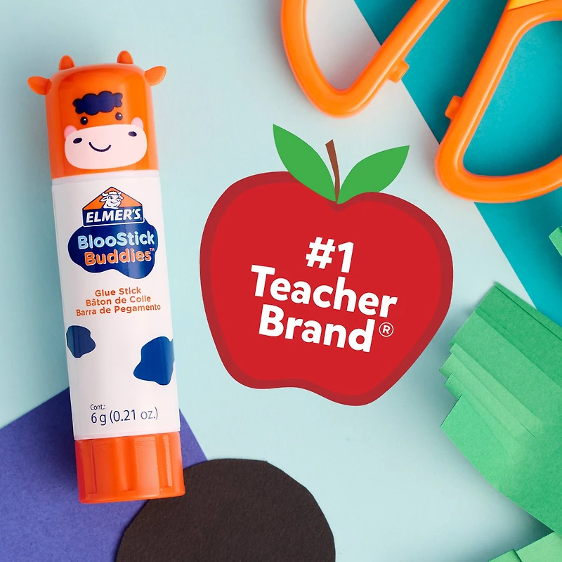 Elmer's® BlooStick Buddies™ & Disappearing Purple Glue Stick Set