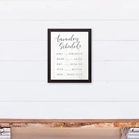 Laundry Days 11" x 14" Black Framed Canvas