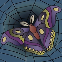 5" x 5" Moth in Web Canvas Painting Kit by Craft Smart®