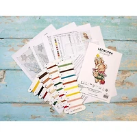 Letistitch Christmas Rabbit Ornament Counted Cross Stitch Kit