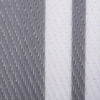 DII® Gray Multi Stripe Outdoor Rug, 4ft x 6ft.