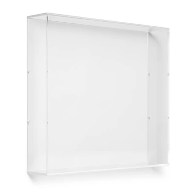 Wexel Art UV Grade Acrylic Backless Shadowbox Lid 3" Depth