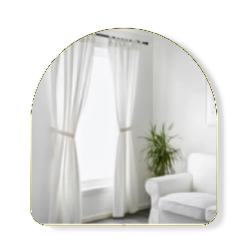 Umbra 36" Brass Hubba Arched Mirror