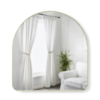Umbra 36" Brass Hubba Arched Mirror