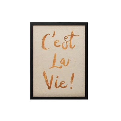 Hello Honey® C'est La Vie Wood Framed Wall Décor