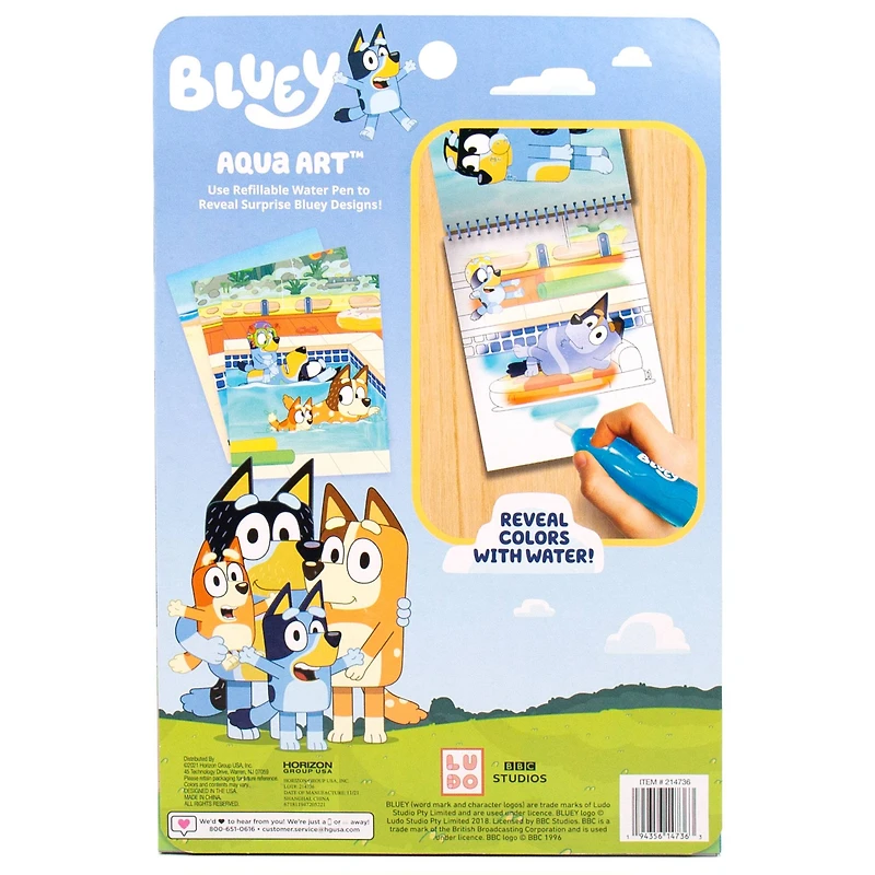 Horizon Bluey Water Reveal Aqua Art Pad