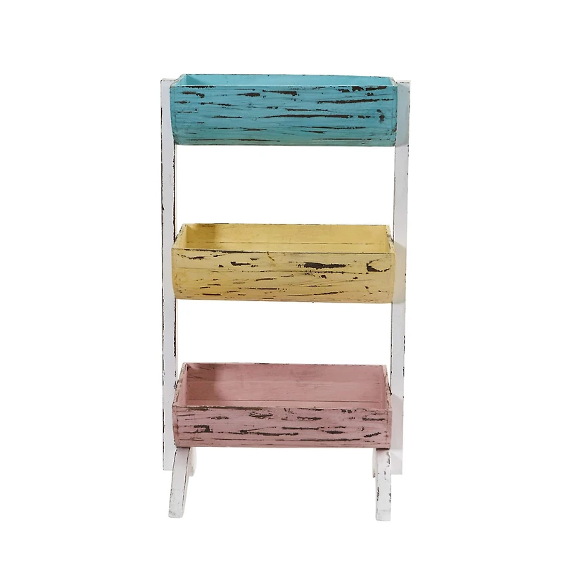 23" Three Shelf Farmhouse Multipurpose Stand Planter