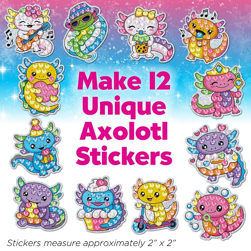 Creativity for Kids® Big Gem Diamond Painting Axolotl