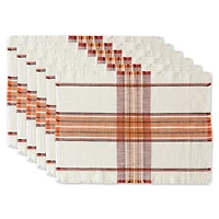 DII® Pumpkin Spice Plaid Placemats, 6ct.