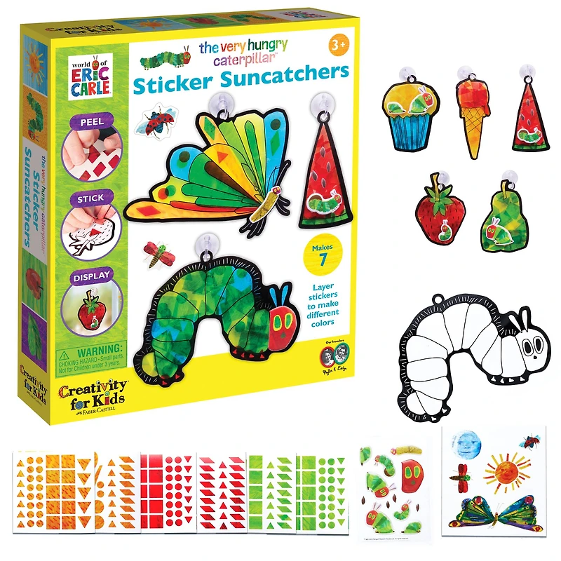 Creativity for Kids® The Very Hungry Caterpillar Sticker Suncatchers