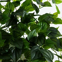 32" UV Resistant Artificial Philodendron Hanging Plant, 2ct.