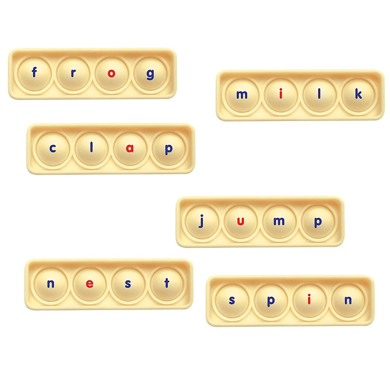 Junior Learning® Pop and Learn!™ Bubble Boards CCVC Language Arts & Sensory Learning