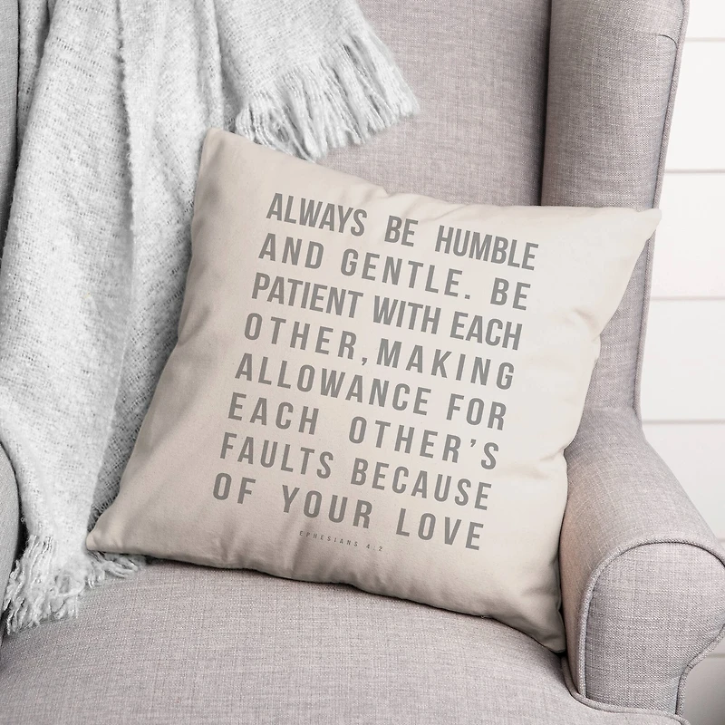 Always Be 18" x 18" Throw Pillow