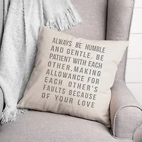 Always Be 18" x 18" Throw Pillow