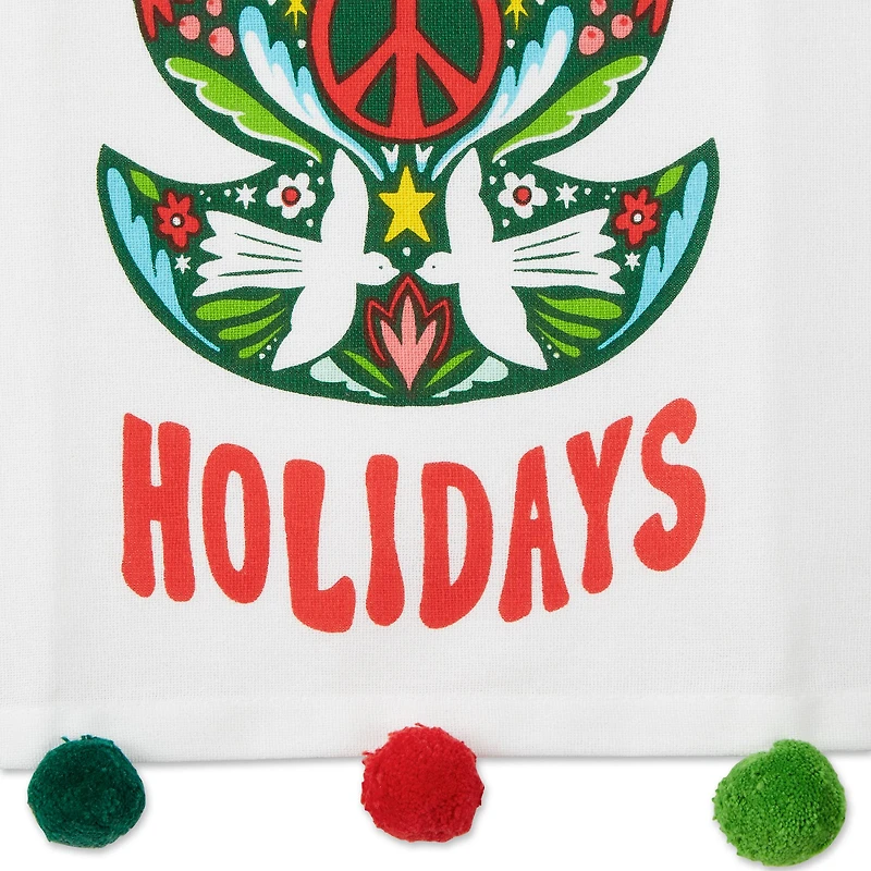 DII® Hippie Holidays Printed Dishtowel Set