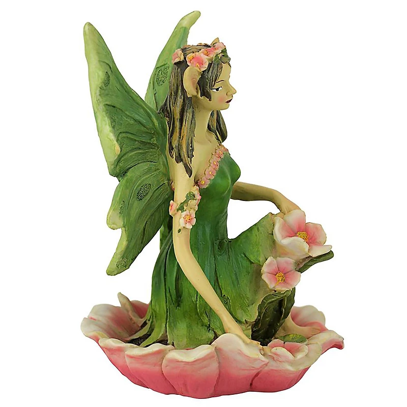 Design Toscano 9" Green Fairy of Acorn Hollow Statue