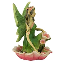Design Toscano 9" Green Fairy of Acorn Hollow Statue