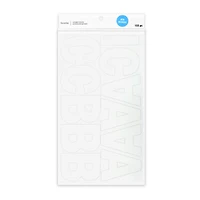White Alphabet Stickers by Recollections™ 