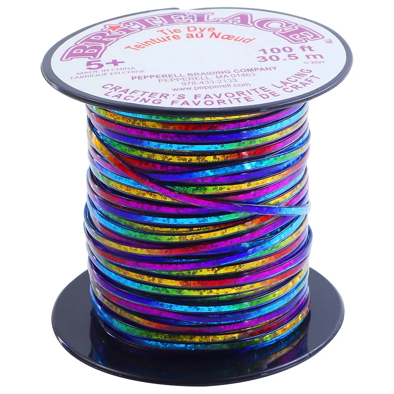 Britelace™ 2.3mm Blue Tie Dye Lacing