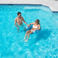 Swimline 32" Flamingo Fabric U-Seat Pool Chair Float