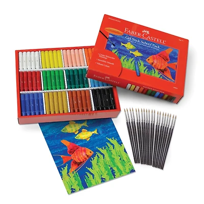 Faber-Castell® 240-Piece Gel Stick School Pack