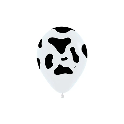 11" Cow Print Latex Balloon