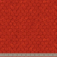 Springs Creative Crown Roost Red Chicken Wire Cotton Fabric