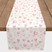 90" Heart Bubble Table Runner
