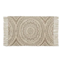 DII® Printed Natural Hand-Loomed Shag Rug