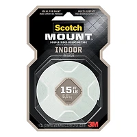 3M Scotch Mount™ Indoor Double-Sided Mounting Tape, 1/2" x 80"