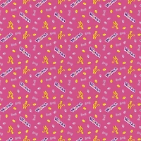 Willy Wonka Pink Jelly Beans Precut Cotton Fabric