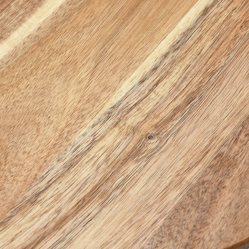 Hello Honey® 14.5" Round Acacia Wood Cutting Board with Handle