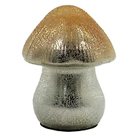 Silver Glass Mushroom Tabletop Décor by Ashland