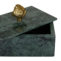 Green Marble Box with Gold Final Set