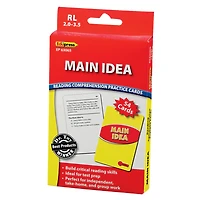 Edupress® Main Idea Practice Cards, Levels 2.0-3.5