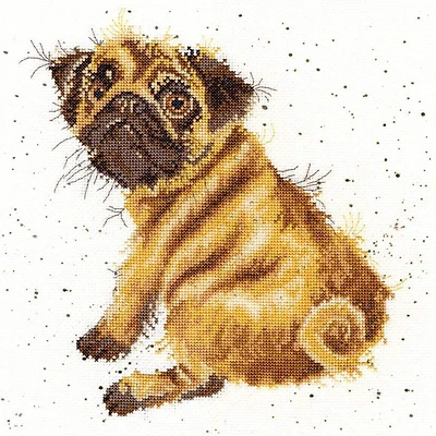 Bothy Threads Pug Counted Cross Stitch Kit
