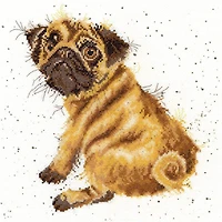 Bothy Threads Pug Counted Cross Stitch Kit