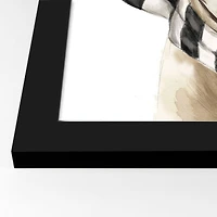 Wanna French Kiss Black Framed Print Under Plexiglass